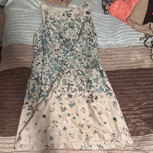 Blue/White floral dress
